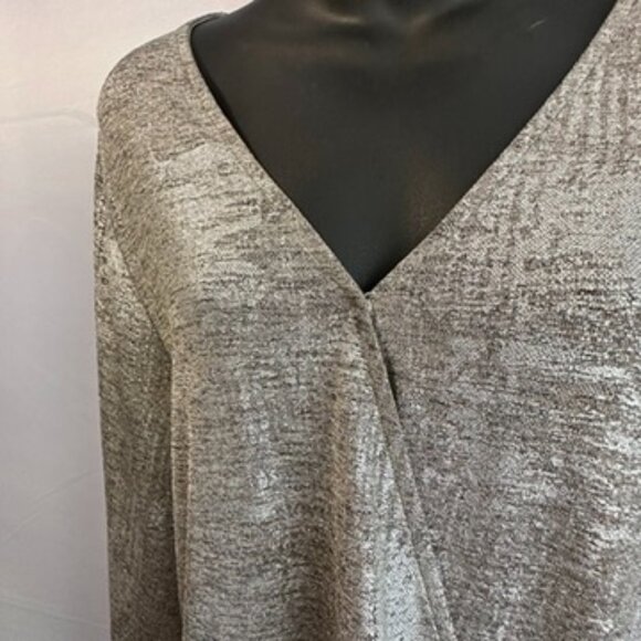 Anthropologie Cary’s Dolman Metallic Wrap Blouse, Small - Picture 9 of 9